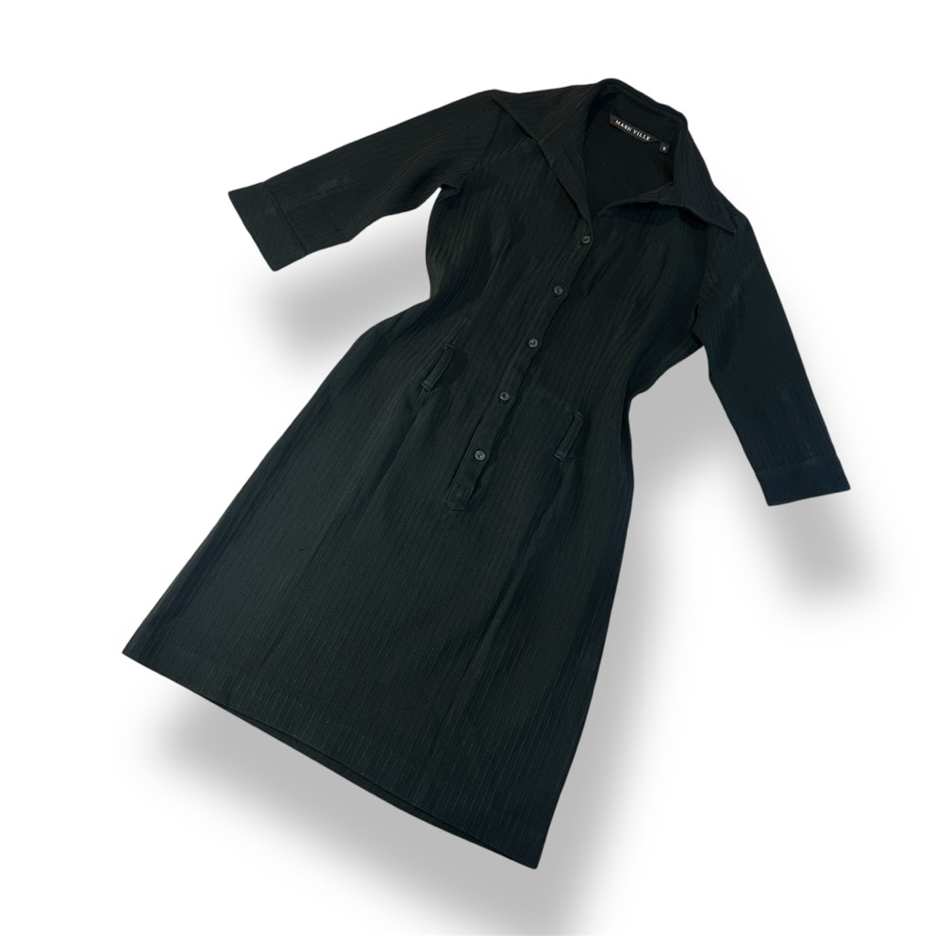 Elegant Gothic Jetblack Midi dressPreloved Top Goth Punk Rock Emo Queen Bee Diva y2k outfit | y2ksty