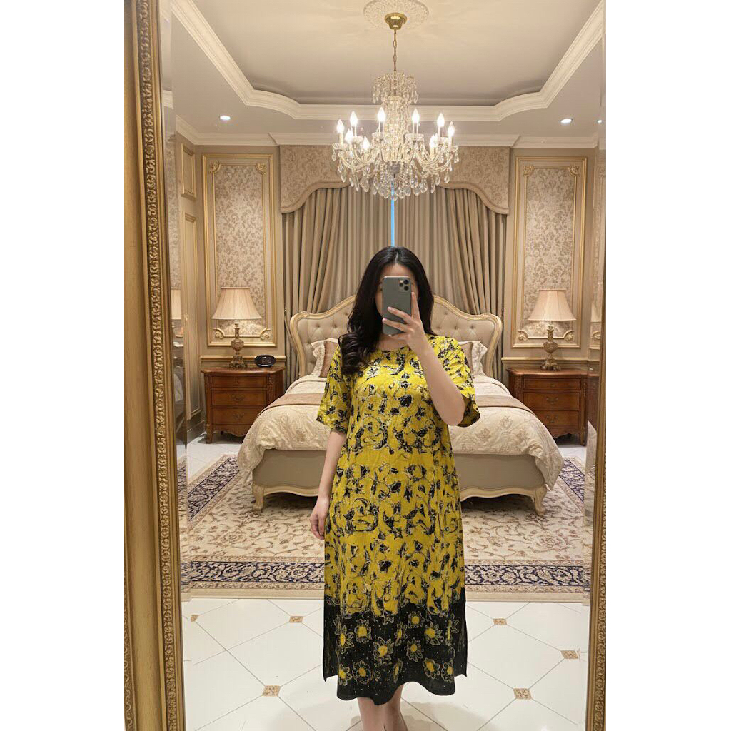 Daster lengan Pendek batik tulis tuban Jumbo XXL