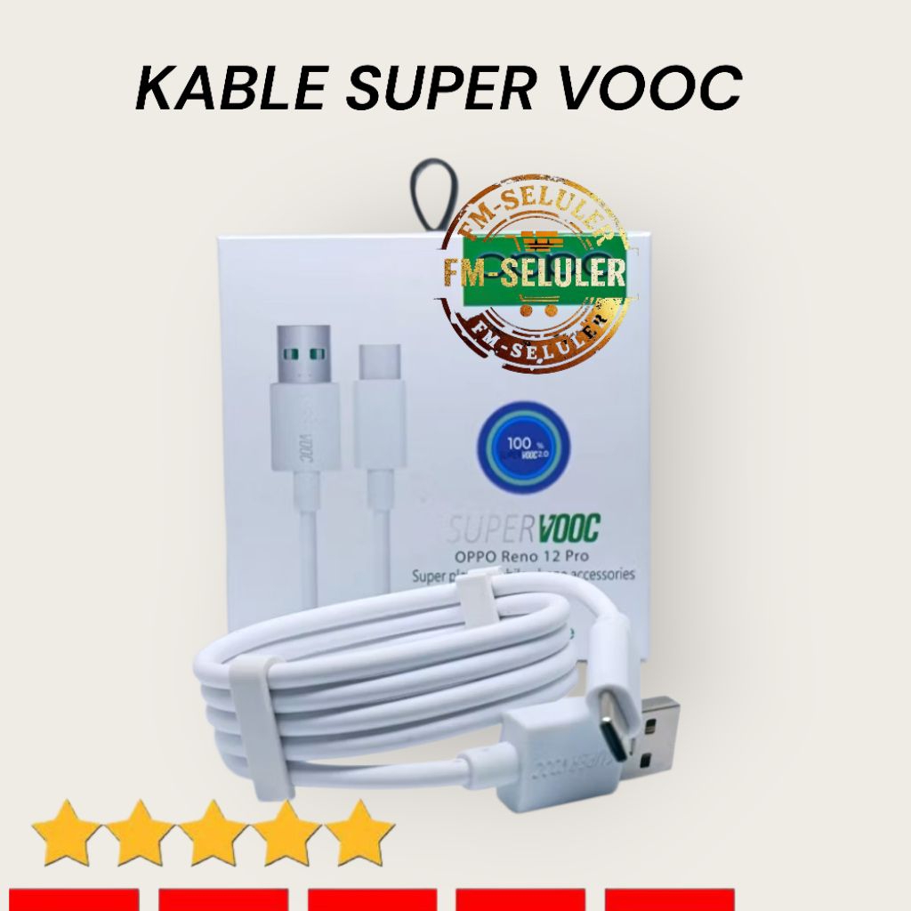 KABEL KABEL DATA CHARGER CASAN OPPO A77 / A77S / A57 2022  SUPER VOOC
