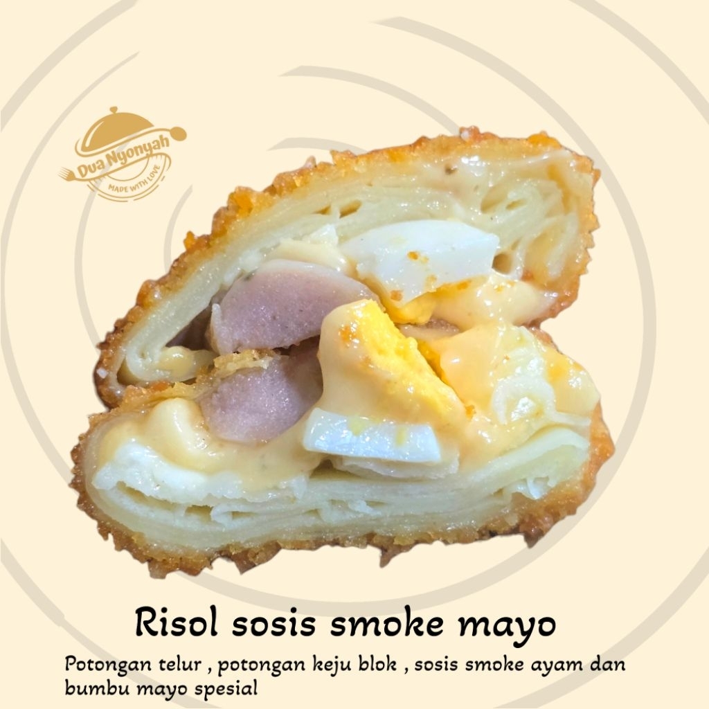 Risol sosis smoke  mayo/ Risol frozen sosis mayo