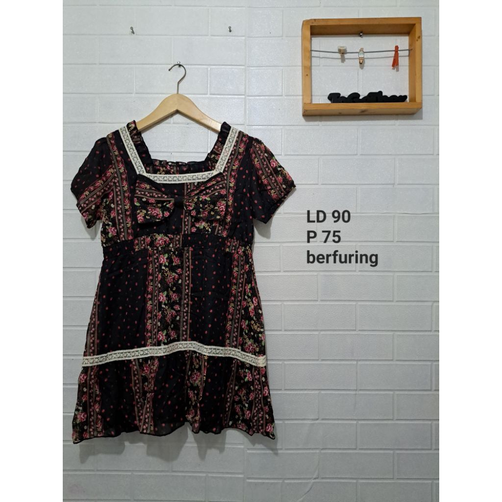 Midi flower dress vintage