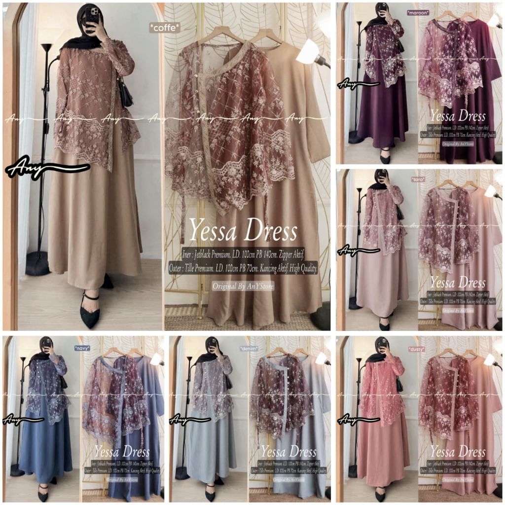 YESSA AZALEA JINGGA AJENG SATIA KAHYANG JANGGAN PRIMA BRINA SET BREZA SET TILLA SET ZATIA SET BY ANY