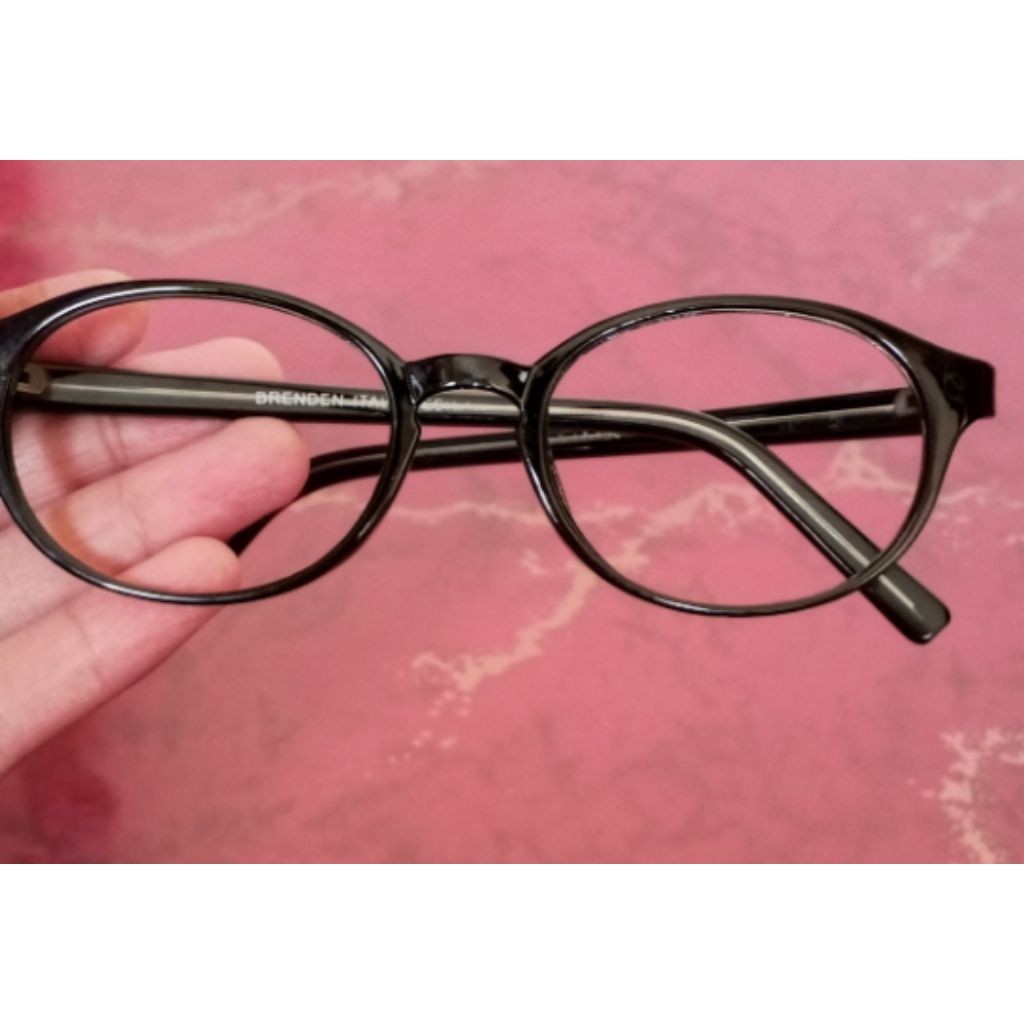 114. frame kacamata premium cat eye merk brenden italy design bahan lentur