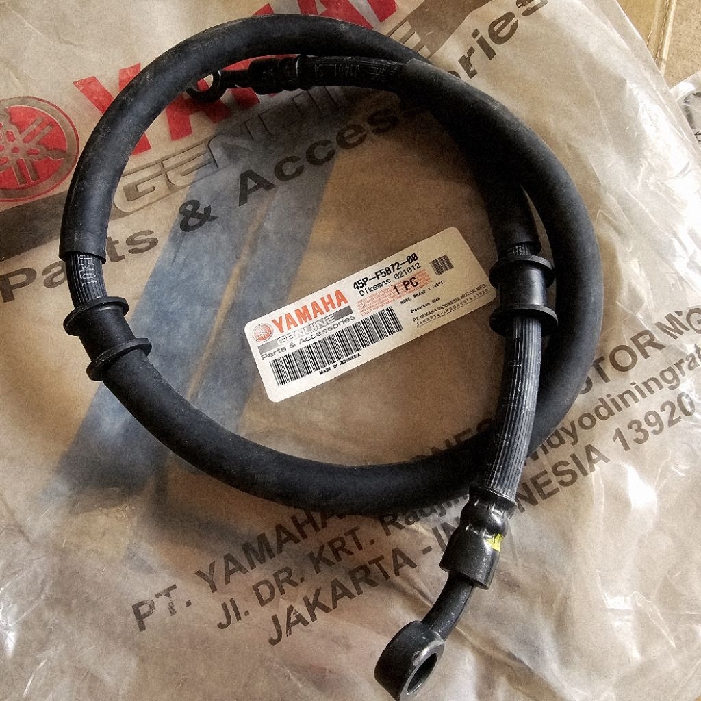Selang rem disbrik depan yamaha Byson . 45P-F5872-00
