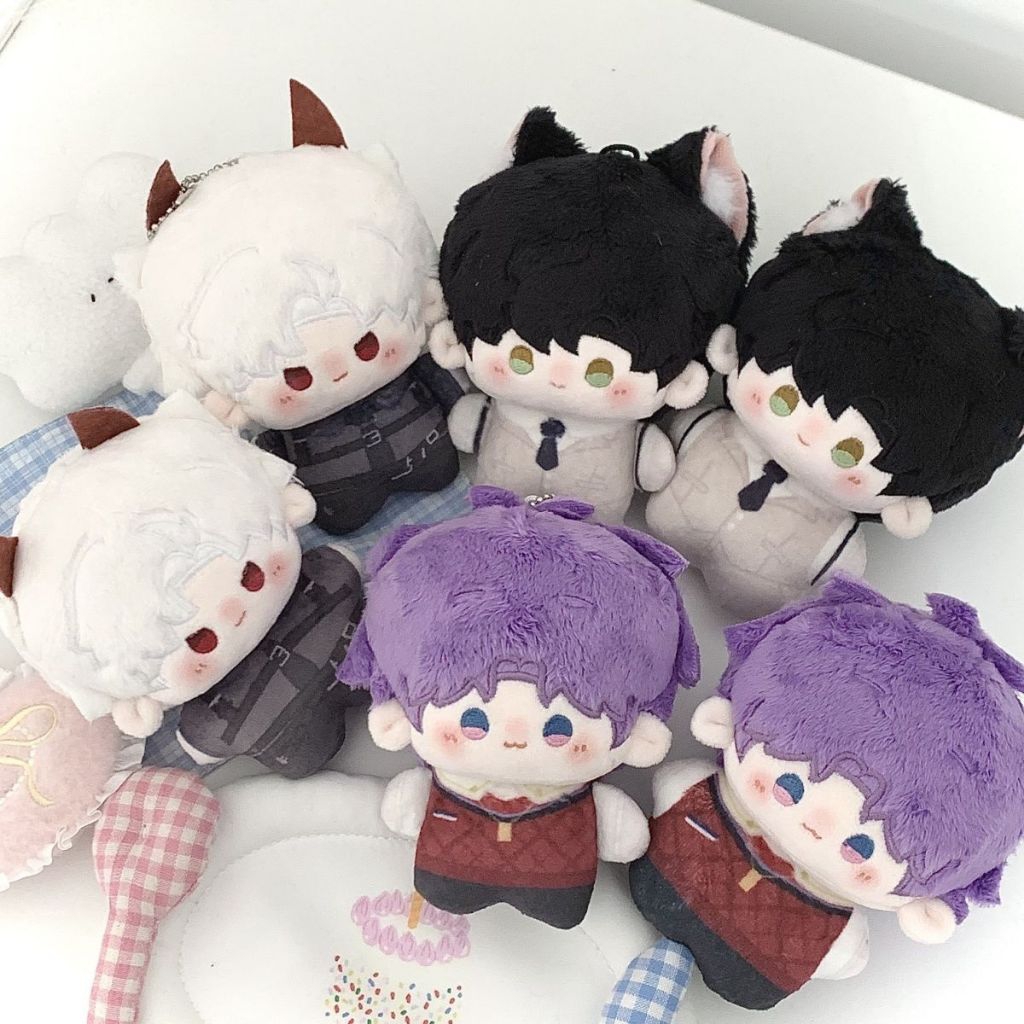 (BACA DESC) Love and deepspace plush 10 cm lengkap Xavier, Zayne, Sylus, Caleb, Rafayel