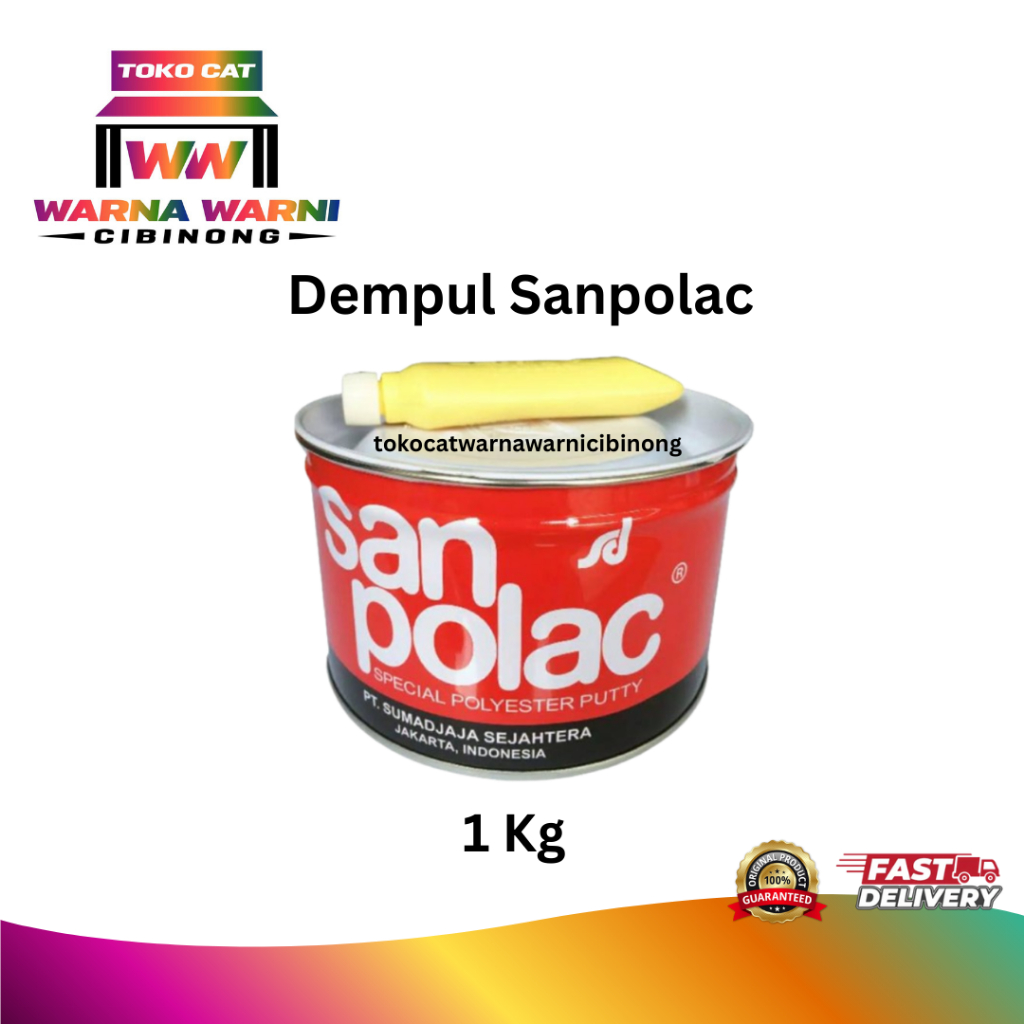 DEMPUL SAN POLAC 1KG / DEMPUL BESI / DEMPUL BODY MOTOR DAN MOBIL