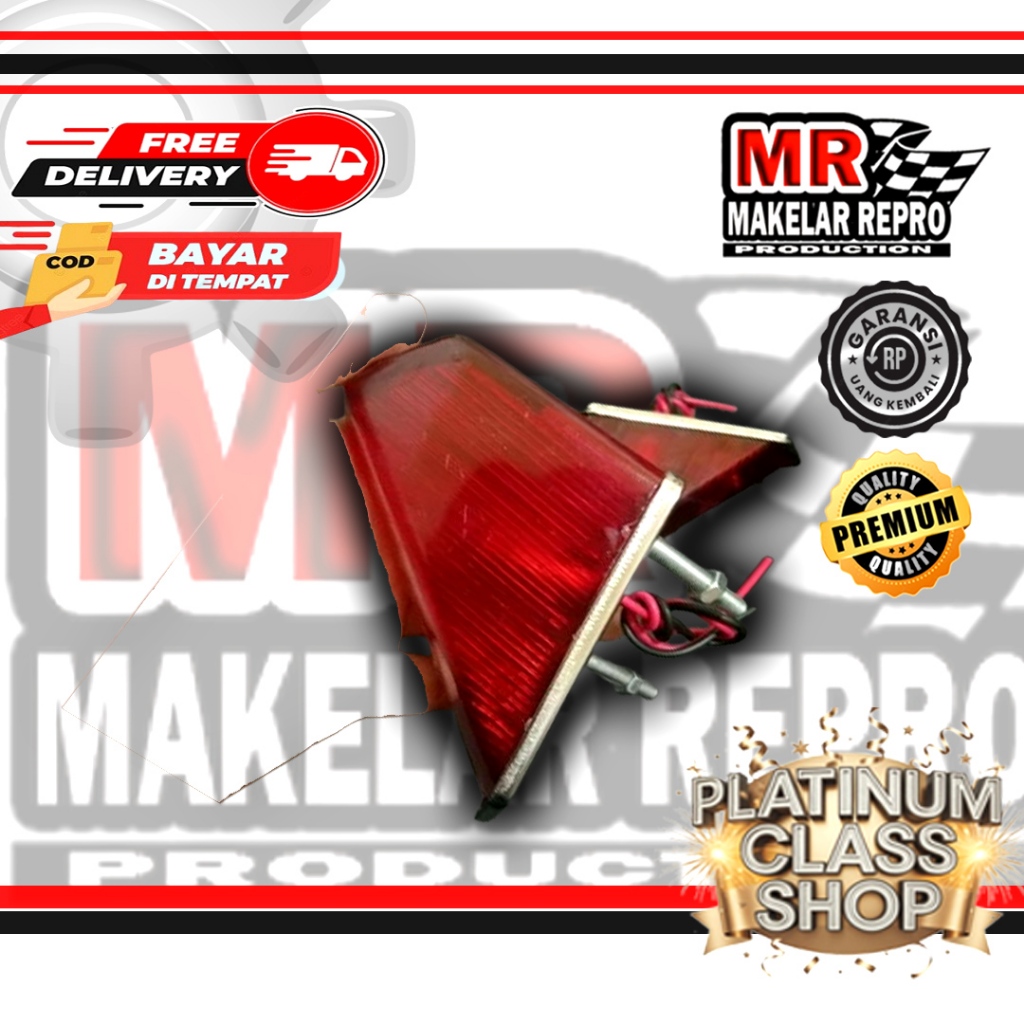 Stoplamp Belakang Honda Honda C50 Pispot Lampu Stop Stopan Blakang Honda C50 Unyil [MR]