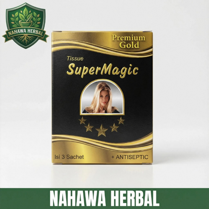 Tisu Super Magic Premium Gold – Tissue Pria Dewasa Herbal Original & Berkualitas