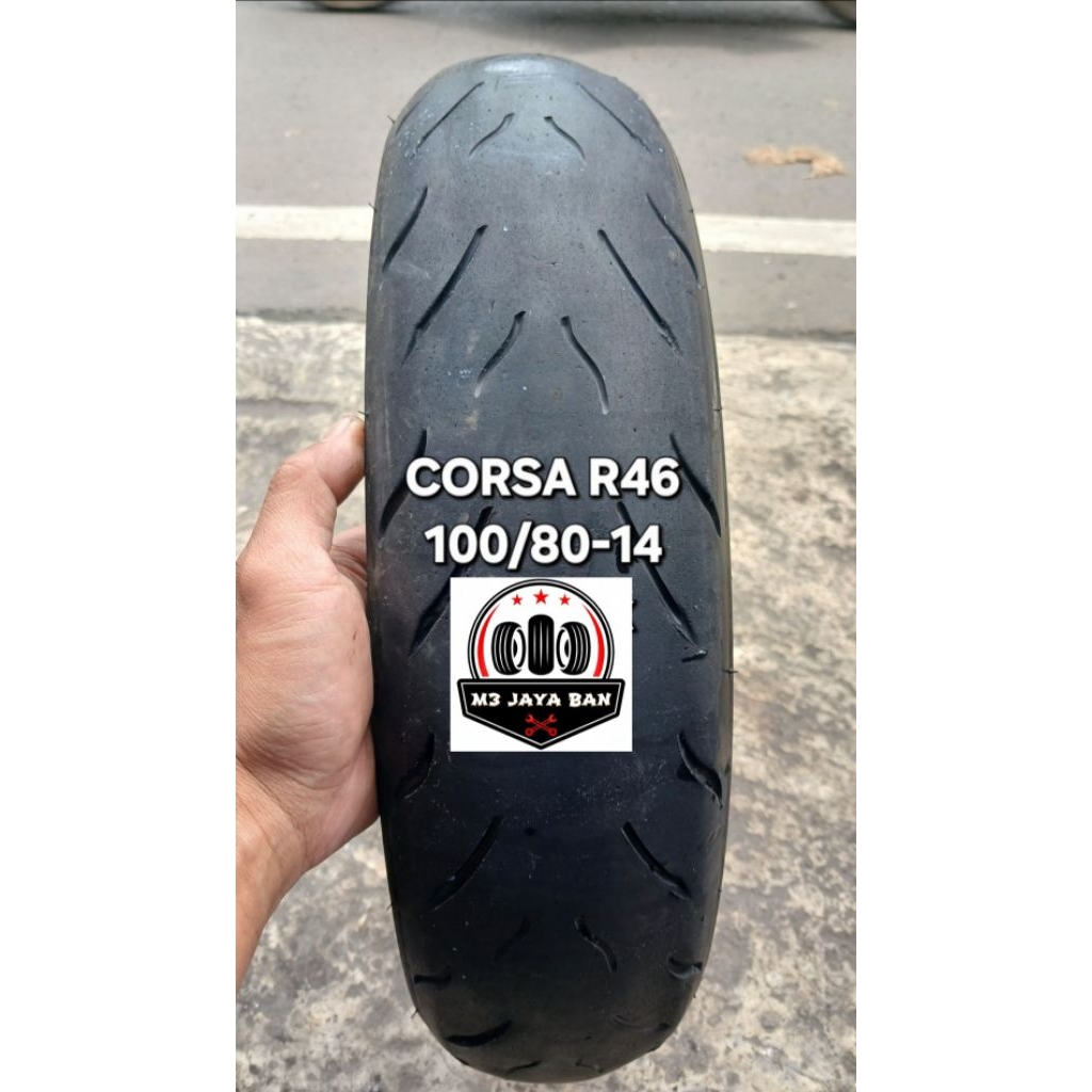 Ban Bekas CORSA R46 Ukuran 100/80 Ring 14