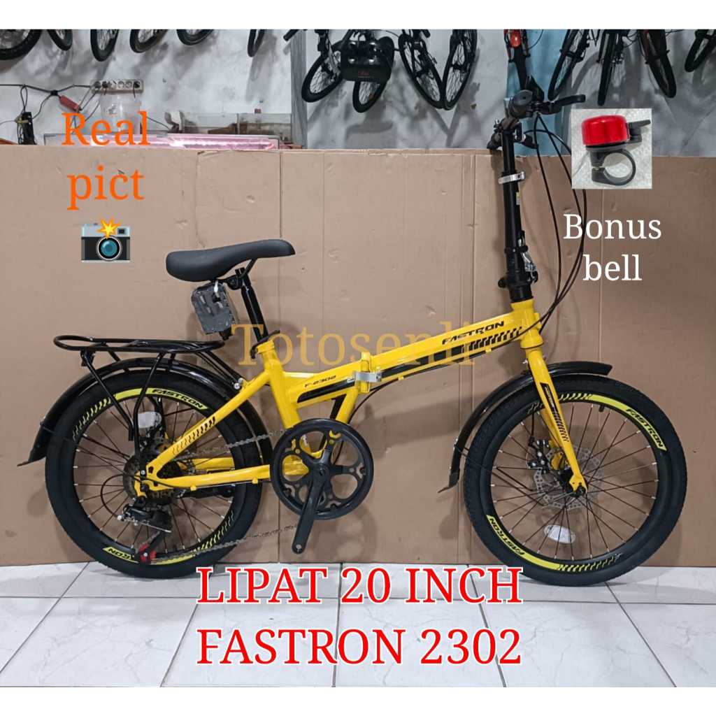 sepeda terbaru lipat 20 inch fastron 2302 sepeda lipat untuk dewasa