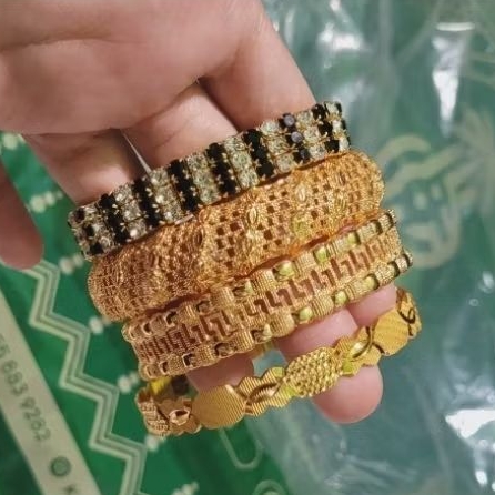 Perhiasan Gelang Emas Gold IMITASI dari Arab Saudi Mekkah Makkah oleh oleh Haji Umroh