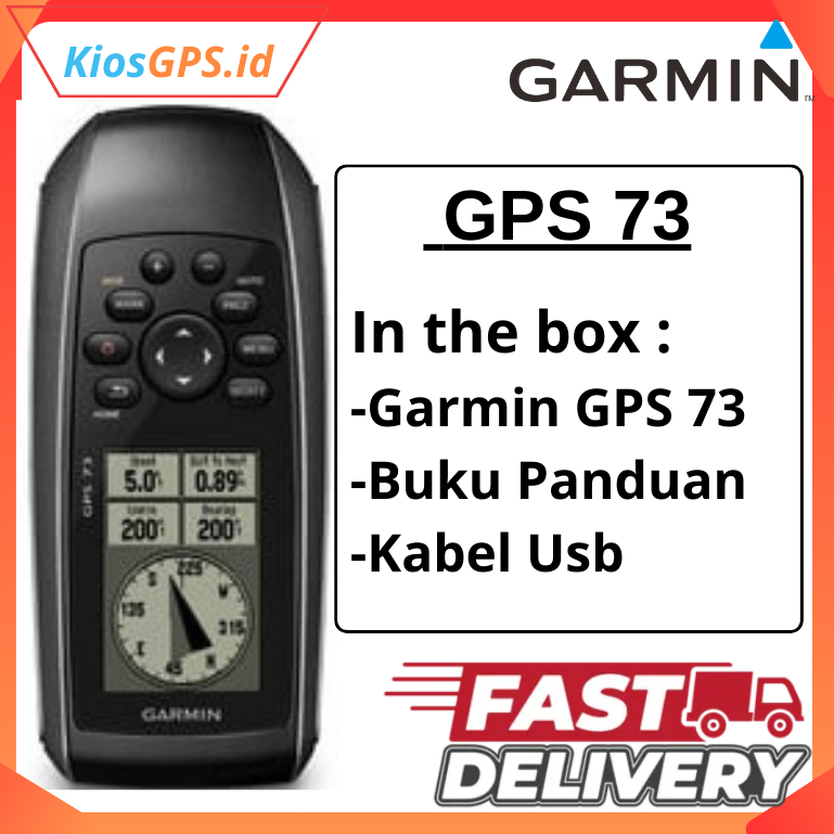 GARMIN GPS 73 Alat Navigasi harga Ekonomis Garansi TAM Service 2 Tahun
