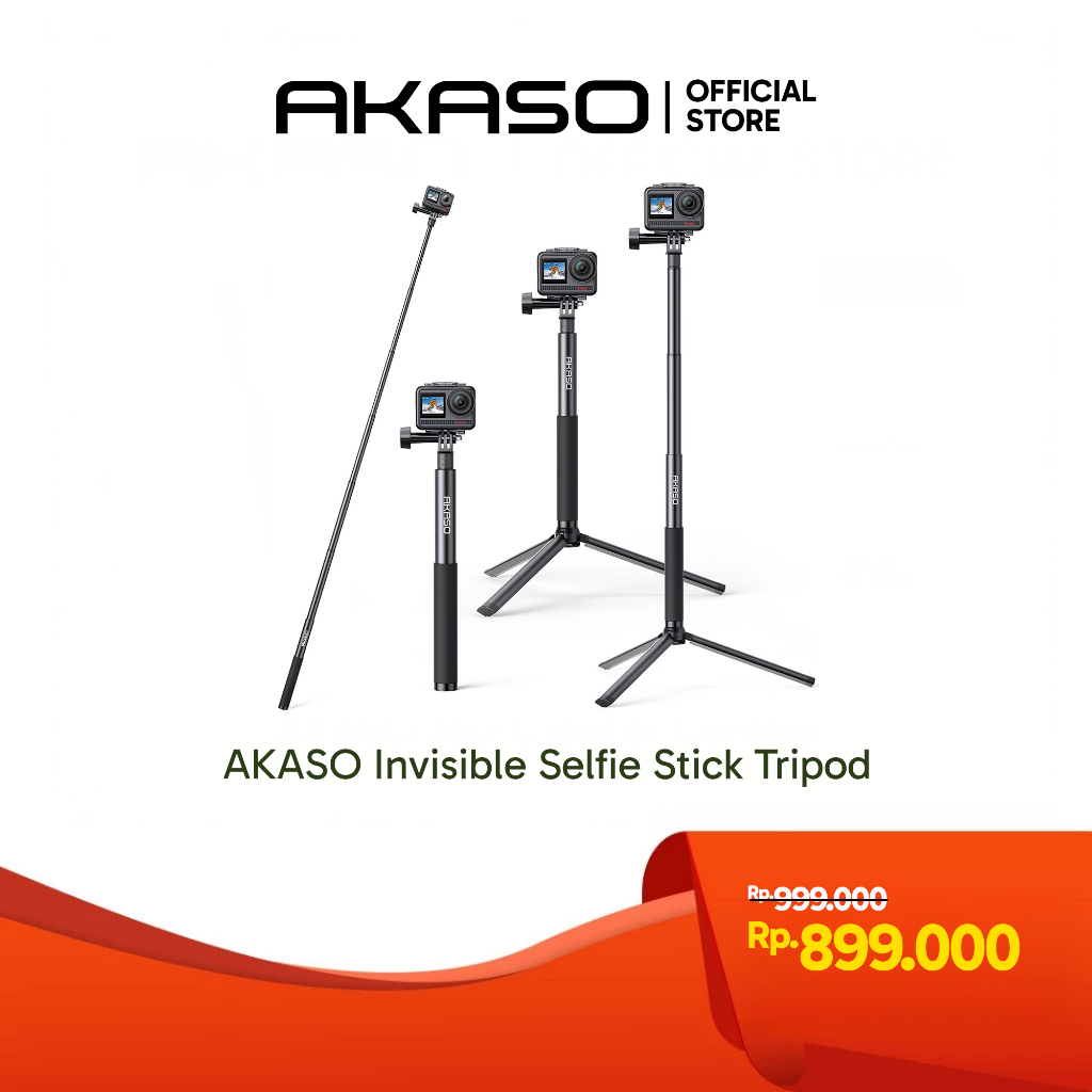 AKASO 360 Tripod – Mini Tripod untuk Kamera 360 | Ringan & Mudah Dibawa
