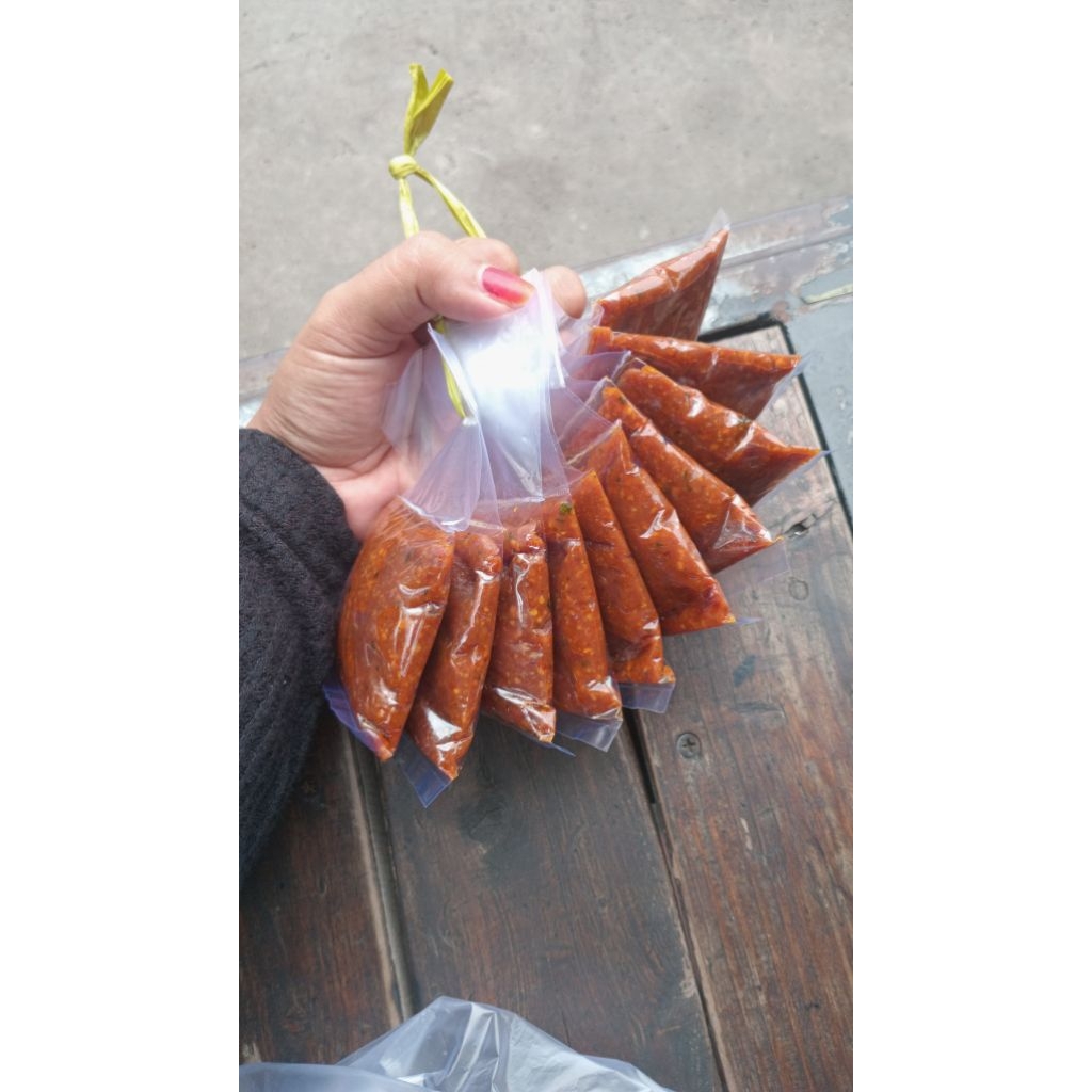 Rencengan Sambel Pecel Kartika | khas Malang rasa pedas pas