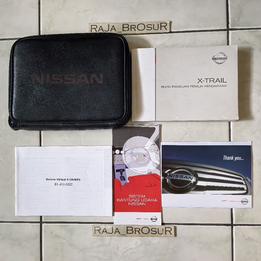 Buku Panduan Pedoman Pemilik Kendaraan Owners Manual Book Nissan XTrail X Trail T31 2008-2013 Free t