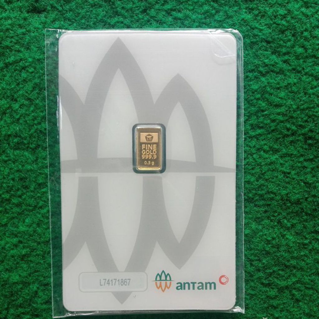 Logam Mulia Emas Antam 1 Gram 999.9 Murni, Kualitas Tinggi