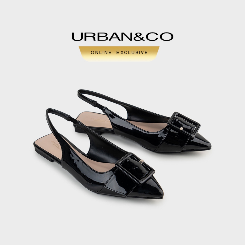 URBAN&CO Essentials Flat Shoes Wanita Sepatu Formal Perempuan - Fidelya