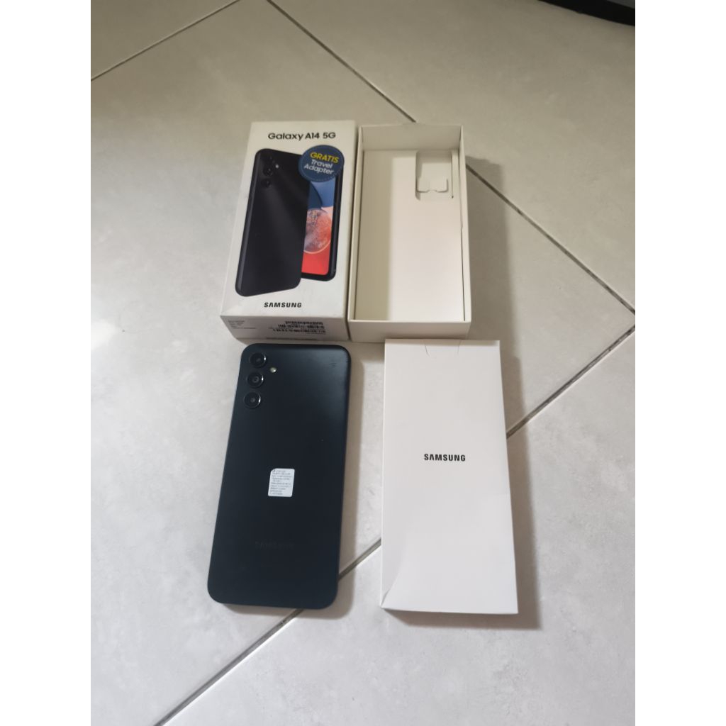 samsung a14 5G 6/128 hitam sein