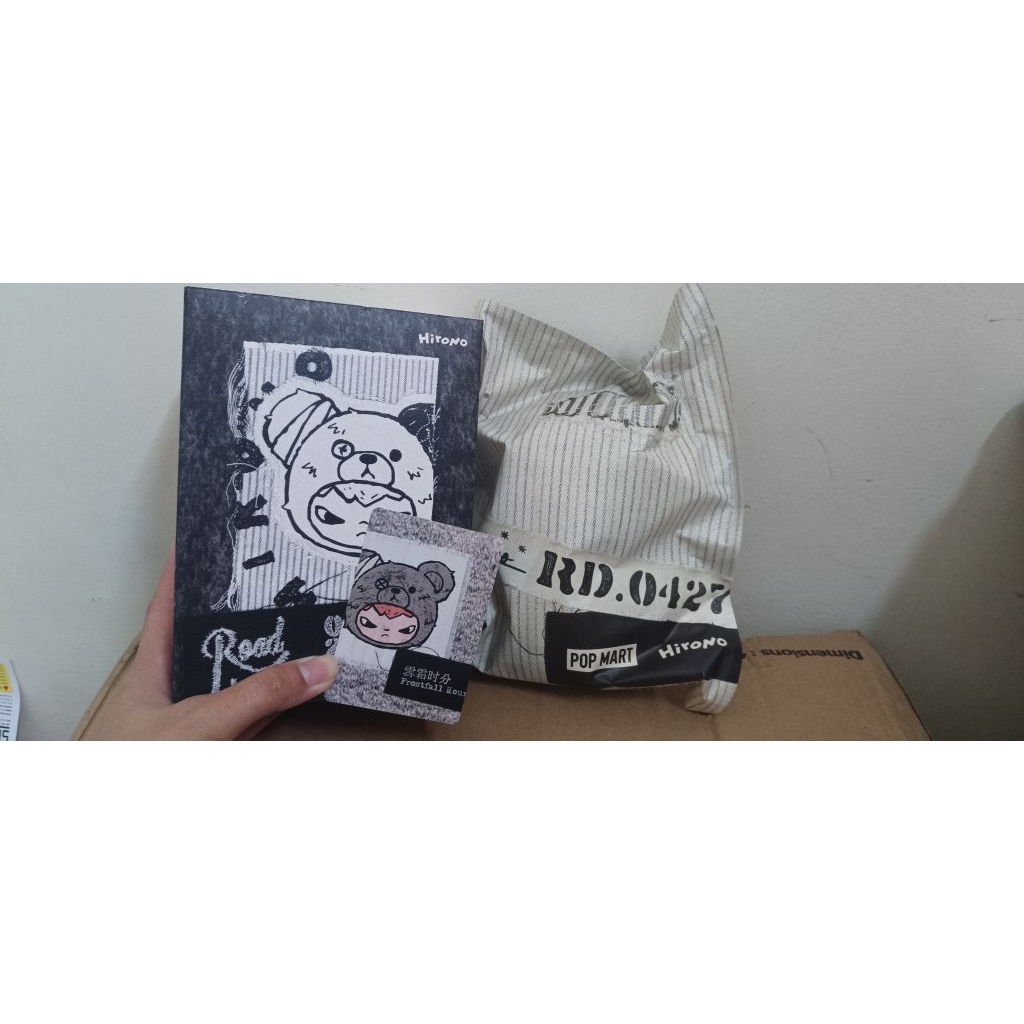 POP MART Hirono Road Journal Series - Plush Doll Pendant Blind Box Action Figure - SELECTED (Frostfa