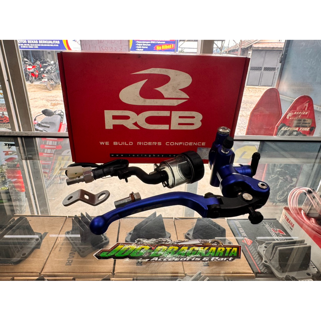 MASTER REM KANAN RCB S1 RADIAL 14MM FORGED WARNA BIRU ORIGINAL RCB