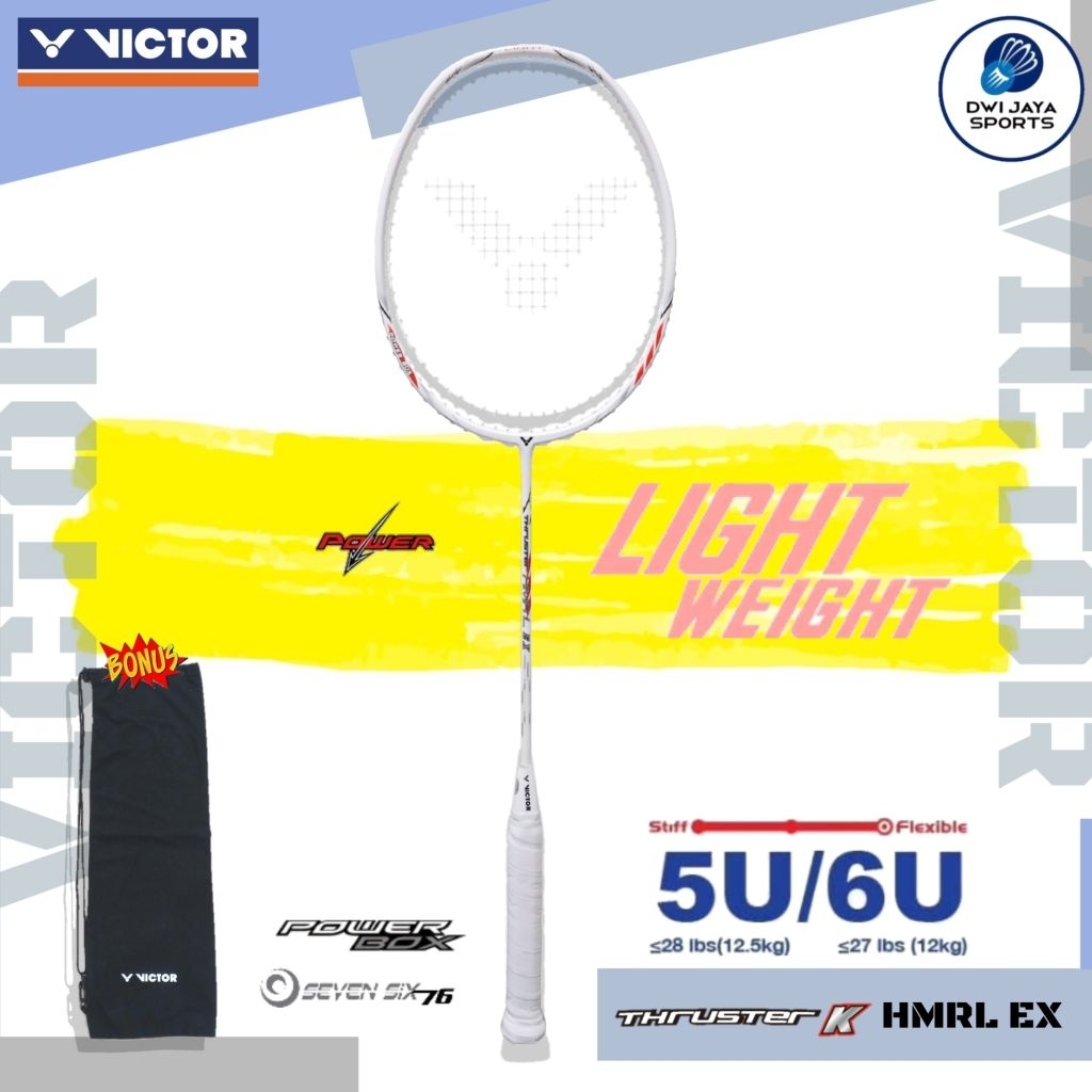 Raket Badminton Victor THRUSTER K HMRL EX AD | Victor thruster hmr l ex ad | victor tk hmrl ex