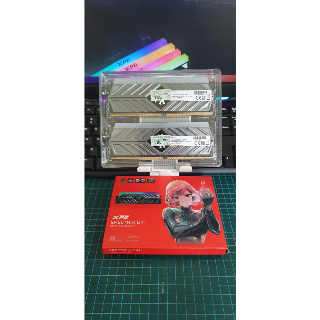 RAM DDR4 XPG SPECTRIX D41 16GB 8X2 3200MHz