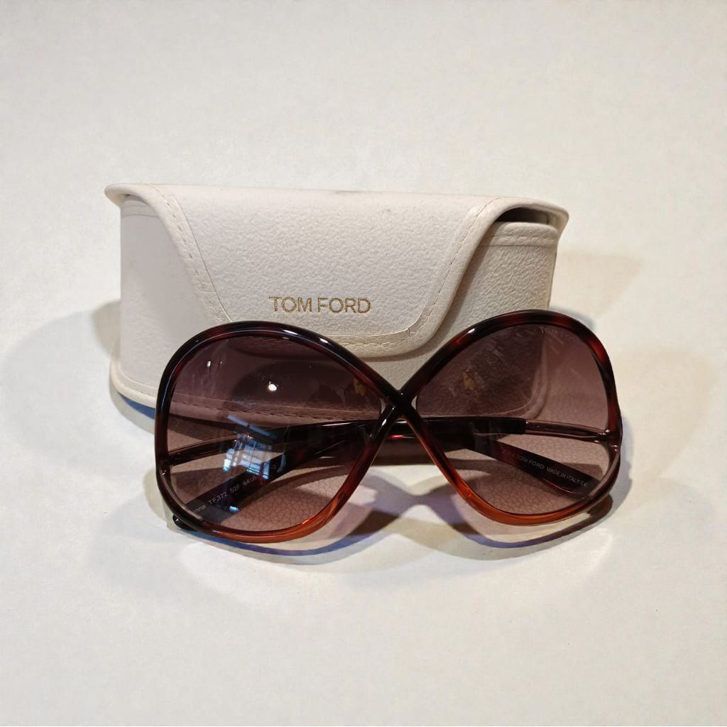 Authentic preloved Kacamata tom ford Browne glass