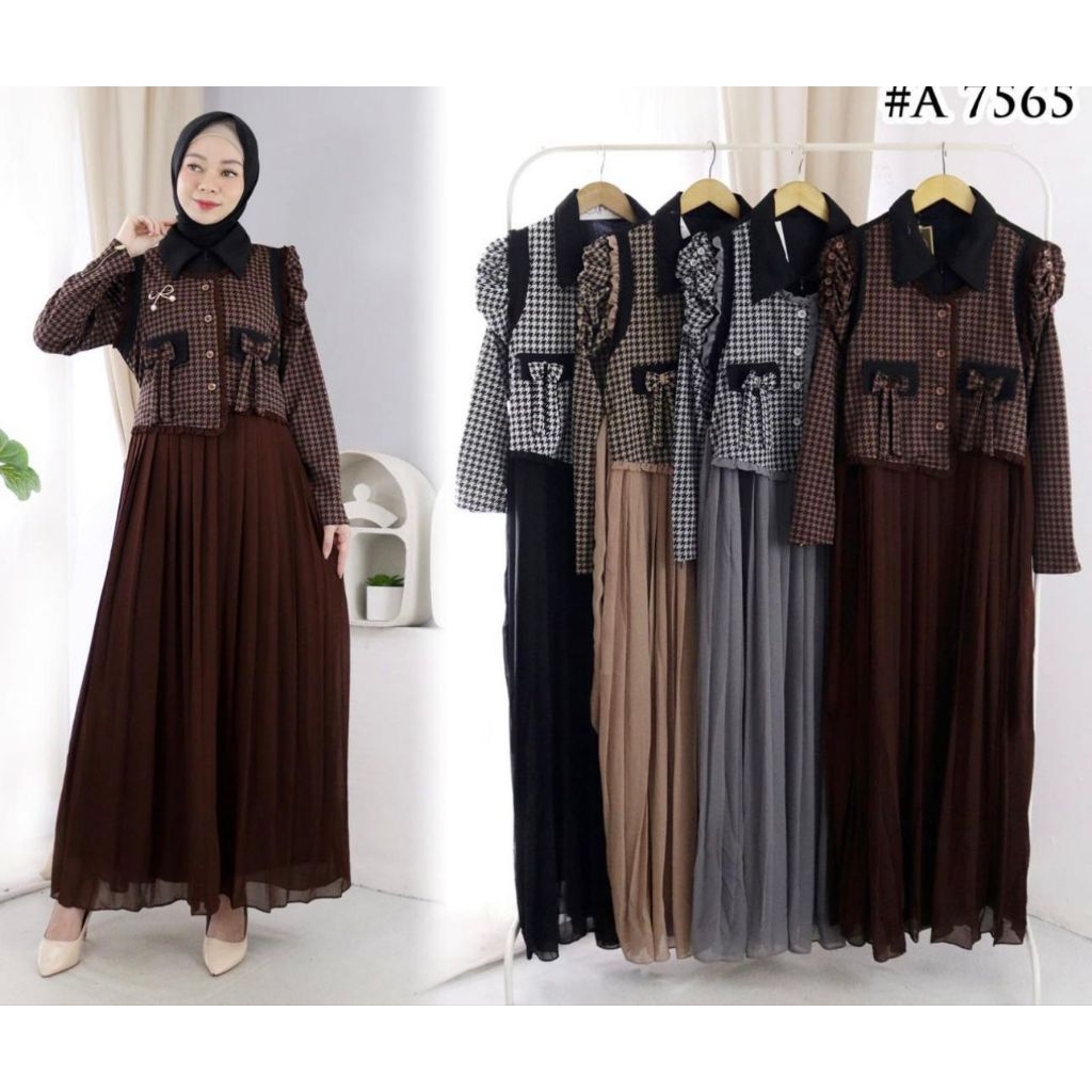 GAMIS WANITA MOTIF PREMIUM – ELEGAN & MODIS