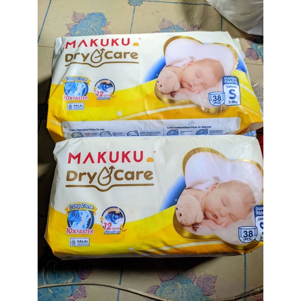 Pampers Makuku Drycare S38