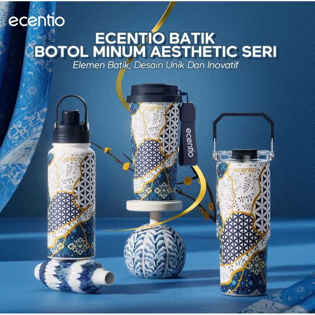 ECENTIO ORIGINAL TUMBLER STAINLESS BPA FREE 900 ML