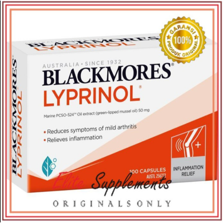 Blackmores Lyprinol 100 Tablet Obat Herbal Sendi Lutut Nyeri Otot & Anti Inflamasi Alami
