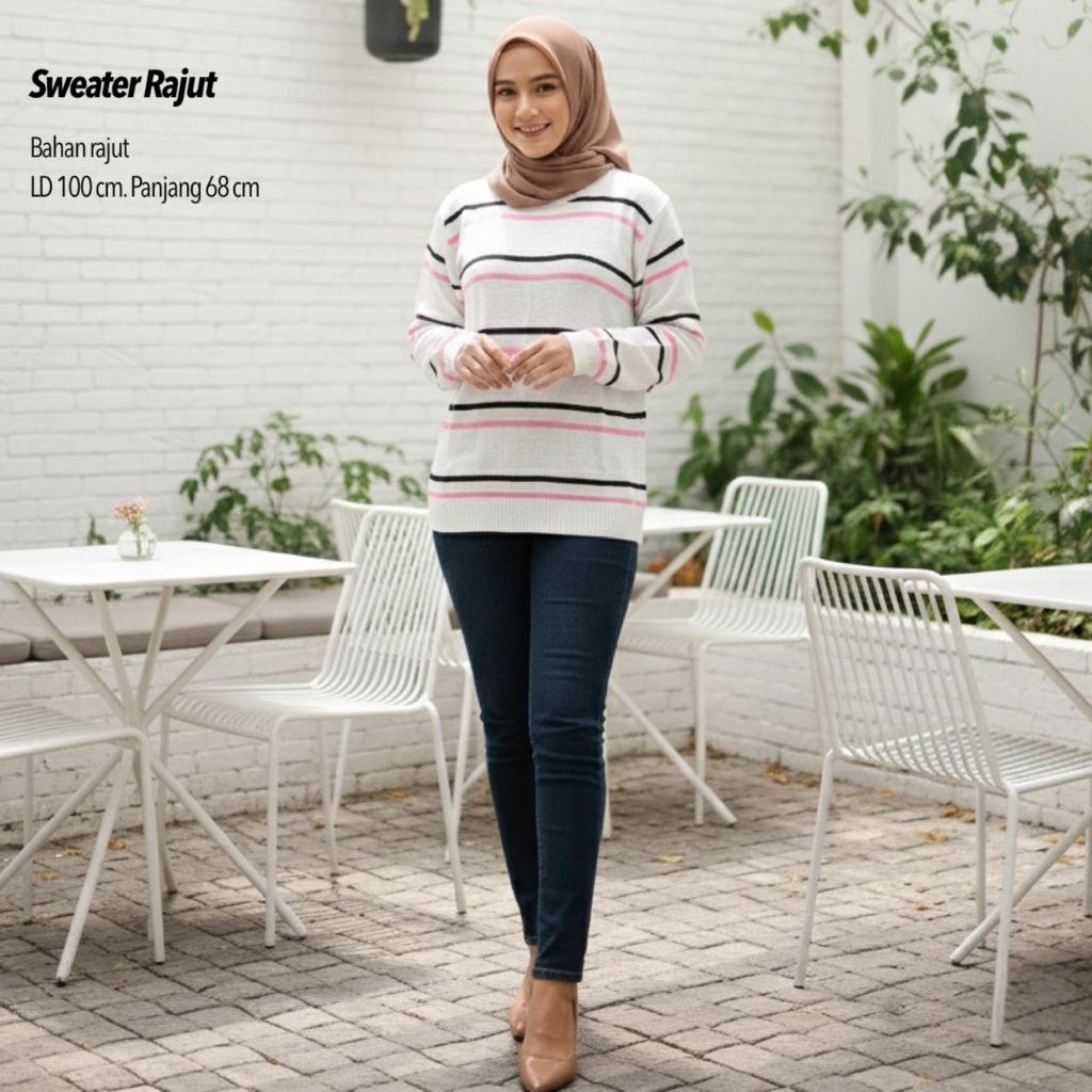 SWEATER RAJUT SALUR