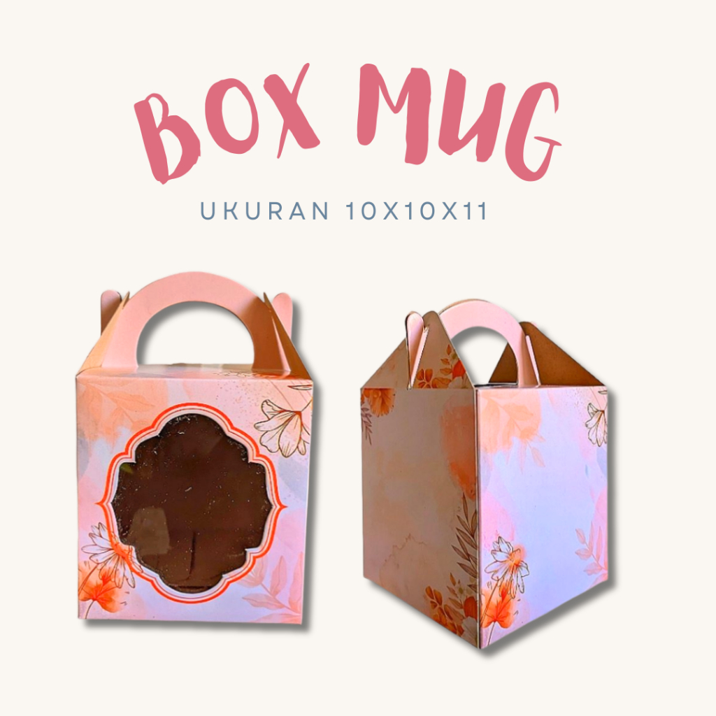 Box Mug | Dus Mug Souvenir | Dus Mug Ulang Tahun 310 Gram