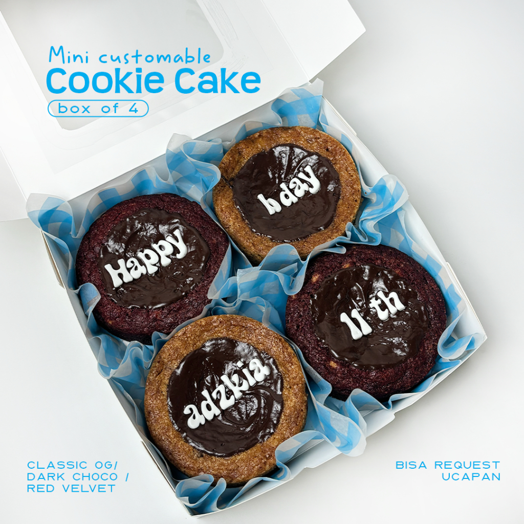 Aldough Mini Cookie Cake Box of 4 - Birthday Cake/Custom Cake | by Aldough