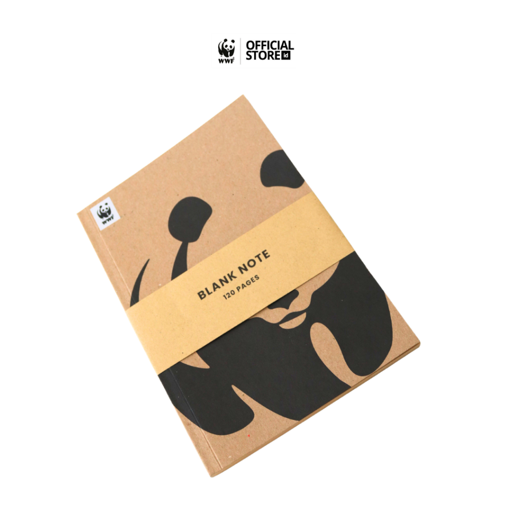 WWF Official Store - Recycled Blank Note Panda |  Note Book | Sketch Book Kertas Daur Ulang | Buku T