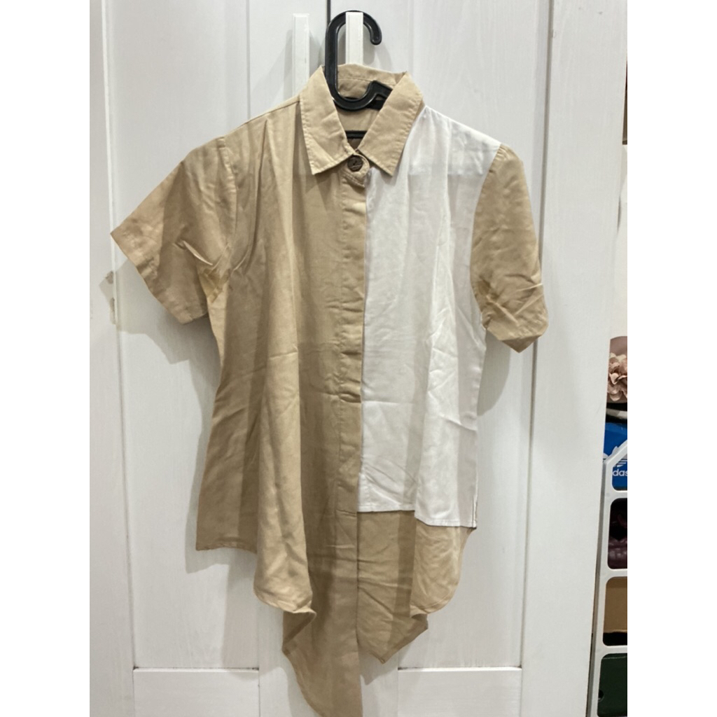 Kemeja Two Tone