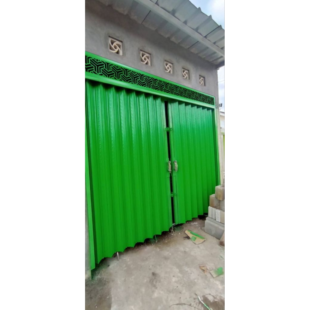 Pintu folding gate/harmonika untuk ruko/garasi