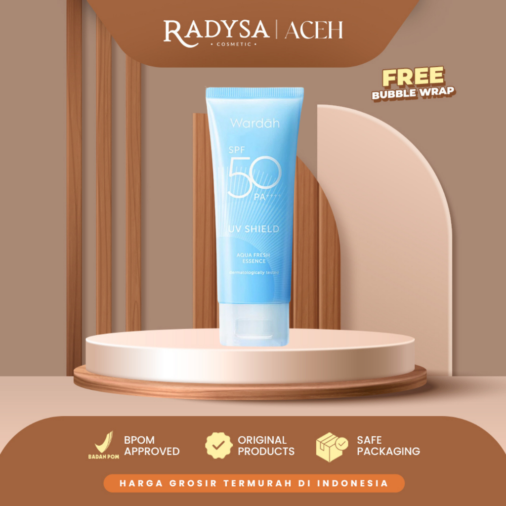 RADYSA - WARDAH Sunscreen Gel SPF 50 - Aqua Fresh Biru