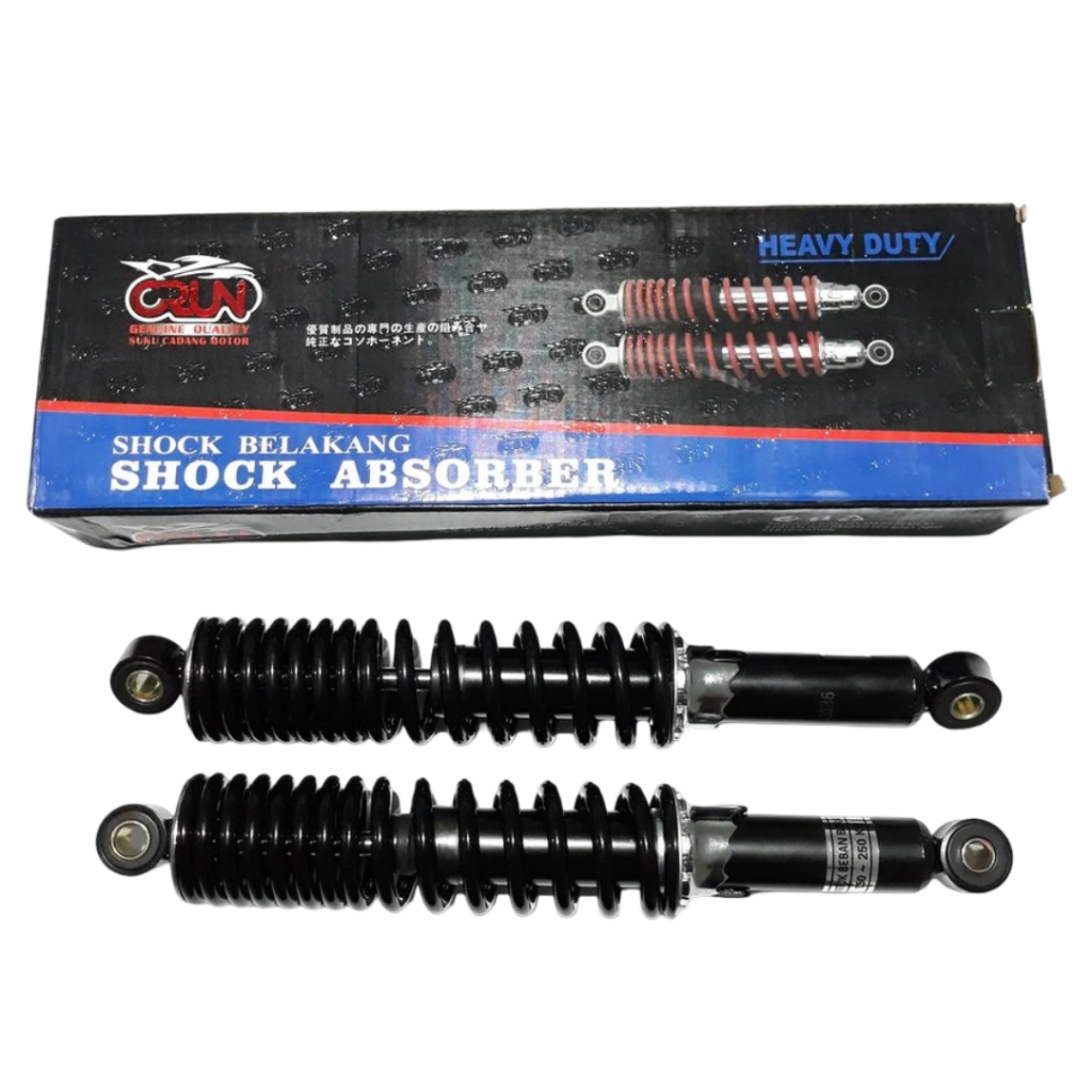 [34/36/38 CM] SHOCK BREAKER BELAKANG BEBAN BERAT SUPRA X 100 / X 125 KARBU / FI INJEKSI - FIT NEW - 