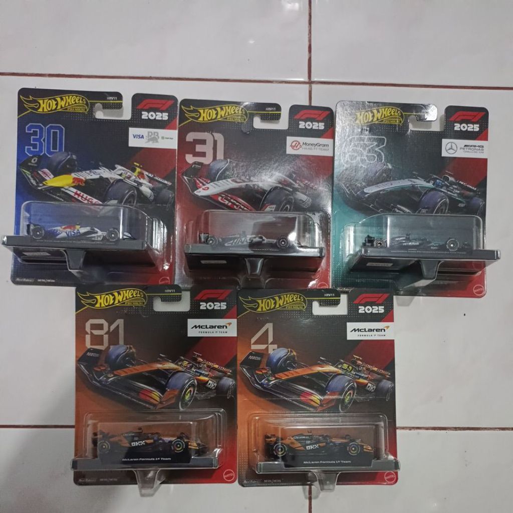 Hotwheels Premium Formula 1 2025