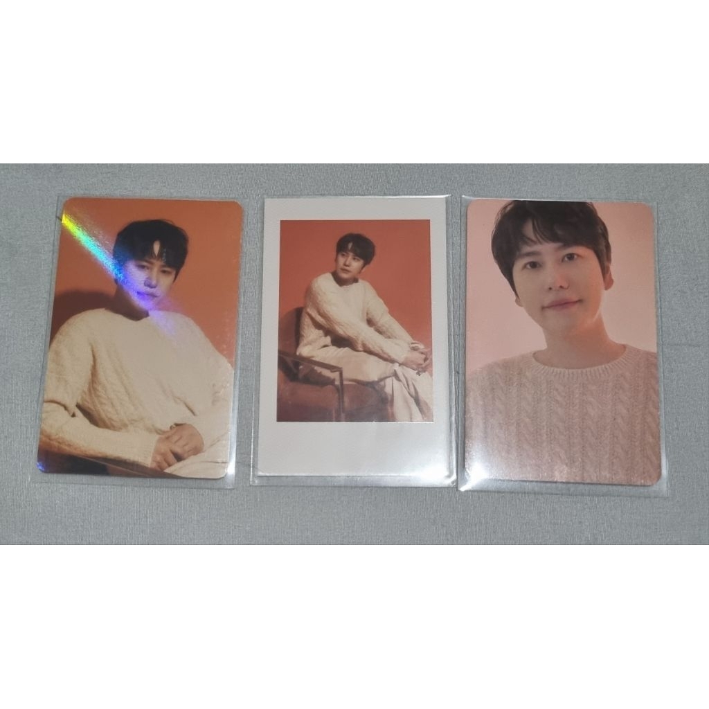 Kyuhyun Photocard - Season Greetings Super Junior 2024 (take all 3 pc)