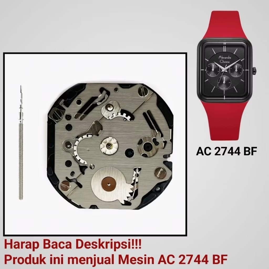 Mesin Jam Tangan Alexandre Christie AC 2744 BF