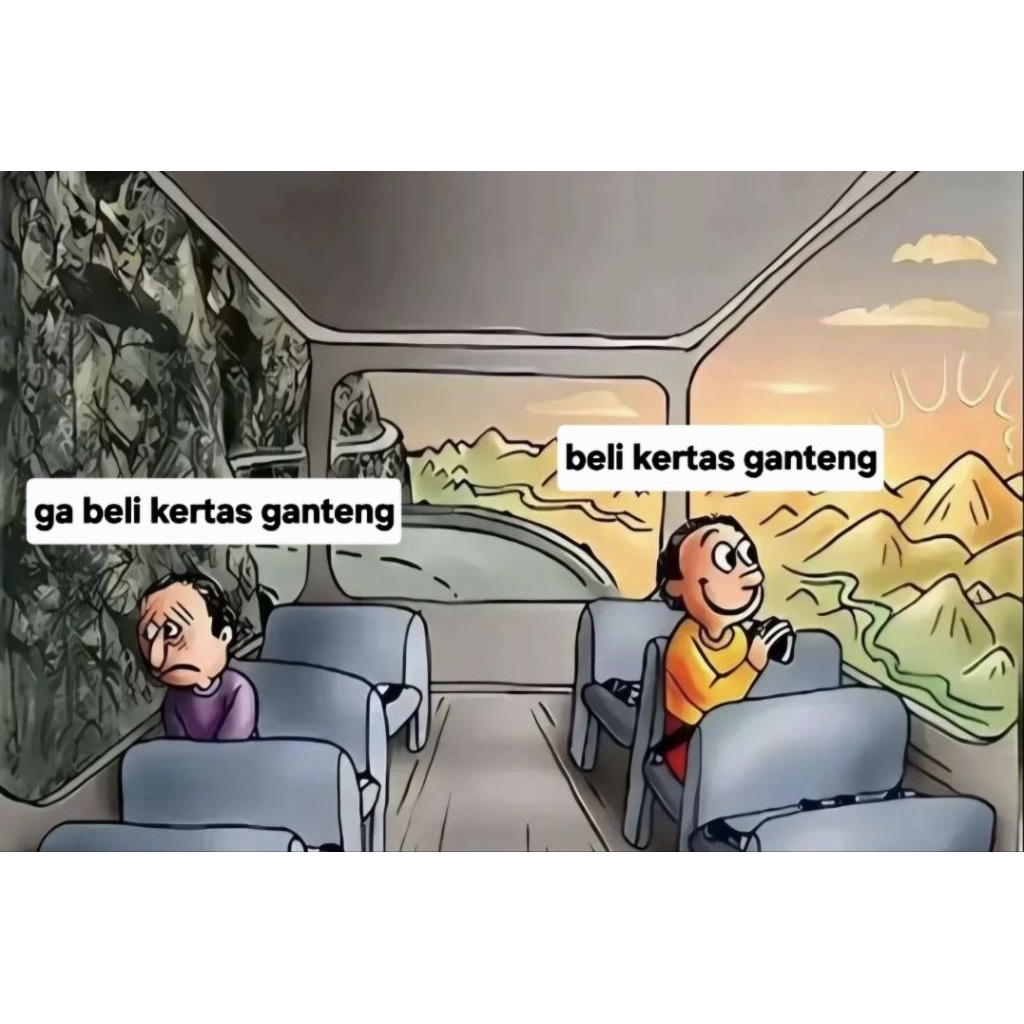 kertas ganteng