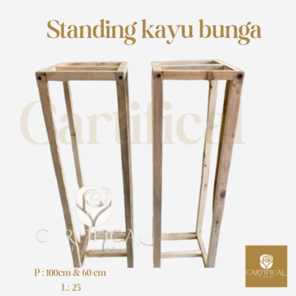 STANDING KAYU FLOWER