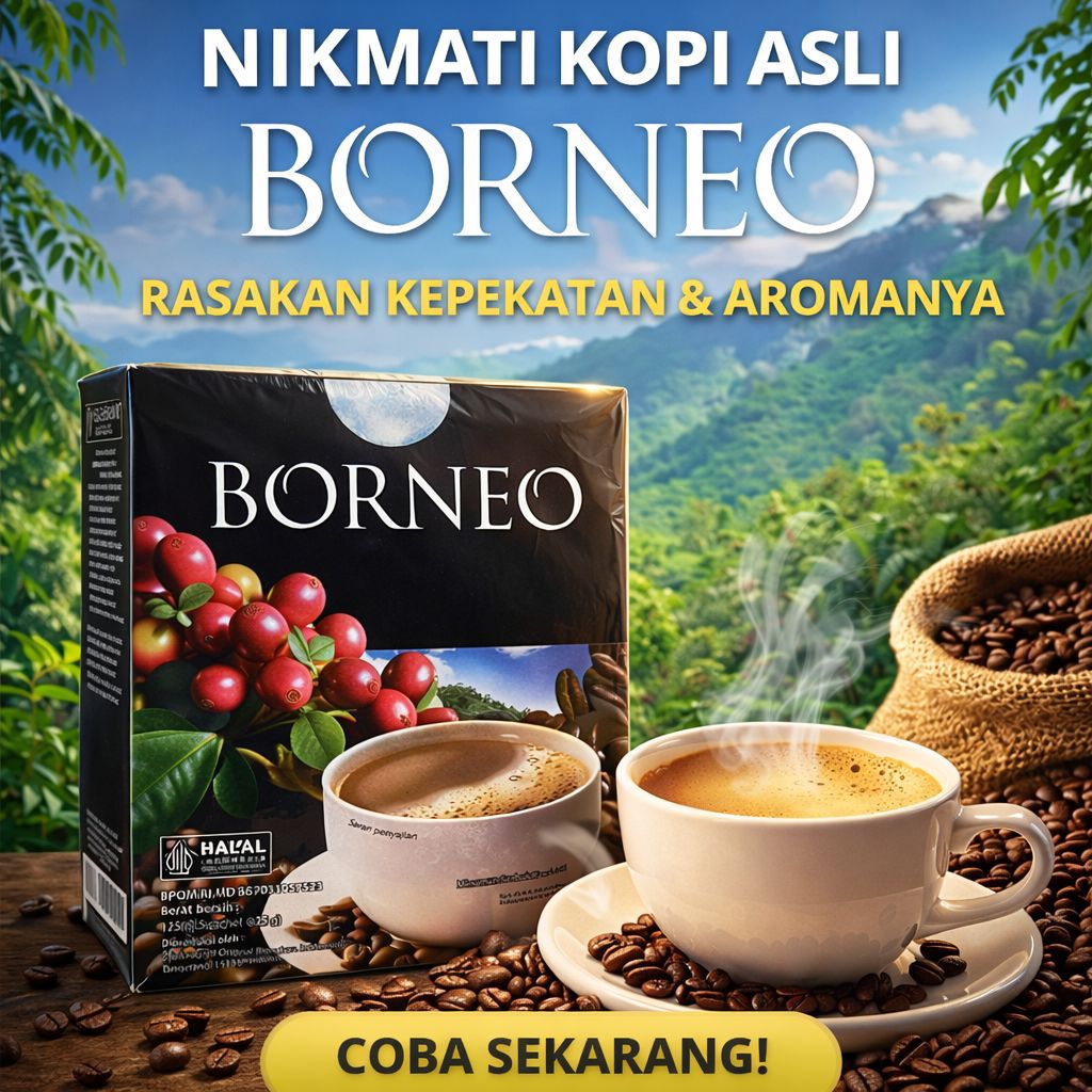 Kopi BORNEO bukan kopi borneo kopi stamina