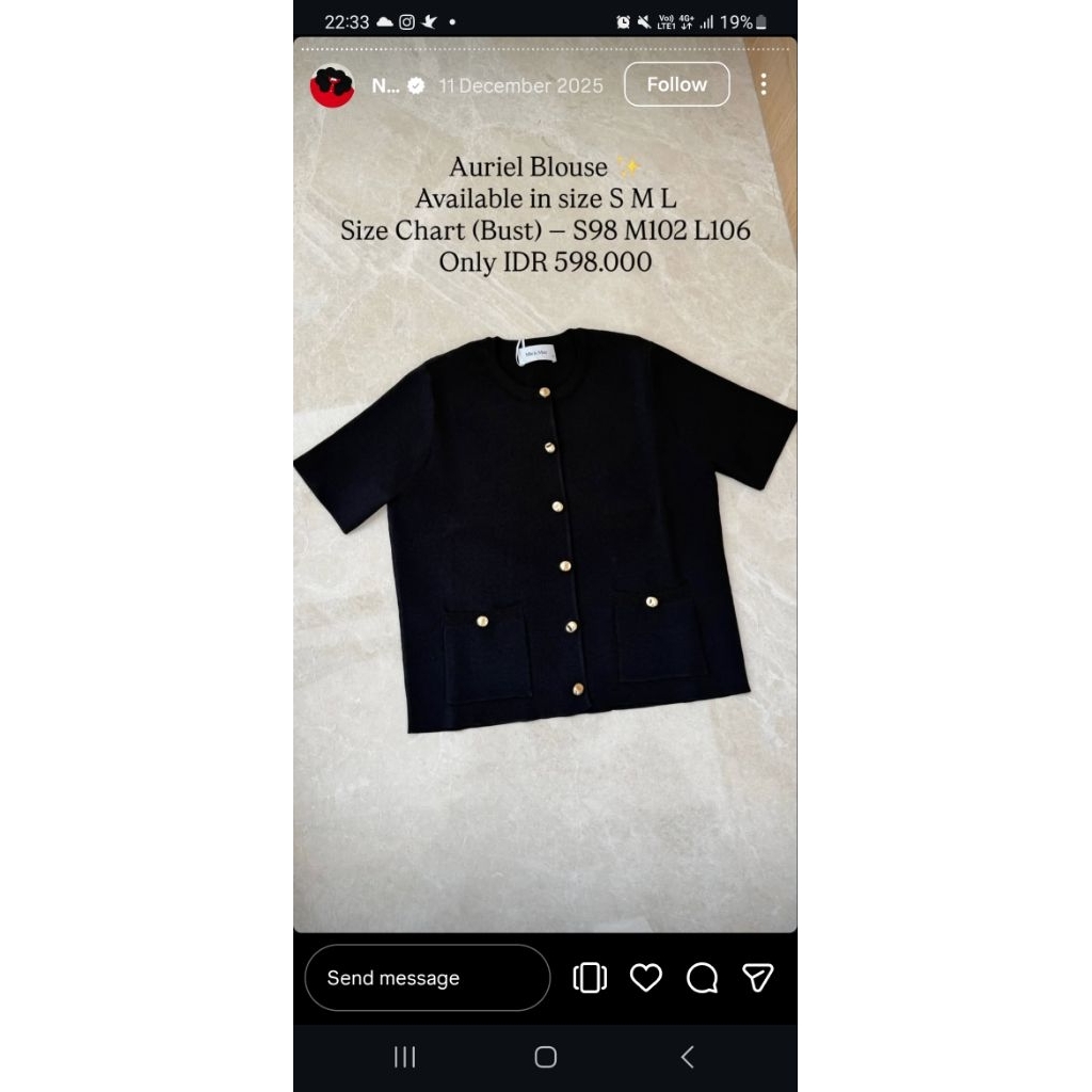 Auriel Top size L Mix&Max Mix & Max Boutique