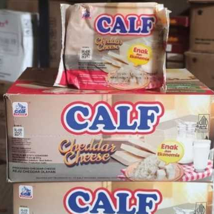 1 box keju calf cheddar 200gr (8pcs)