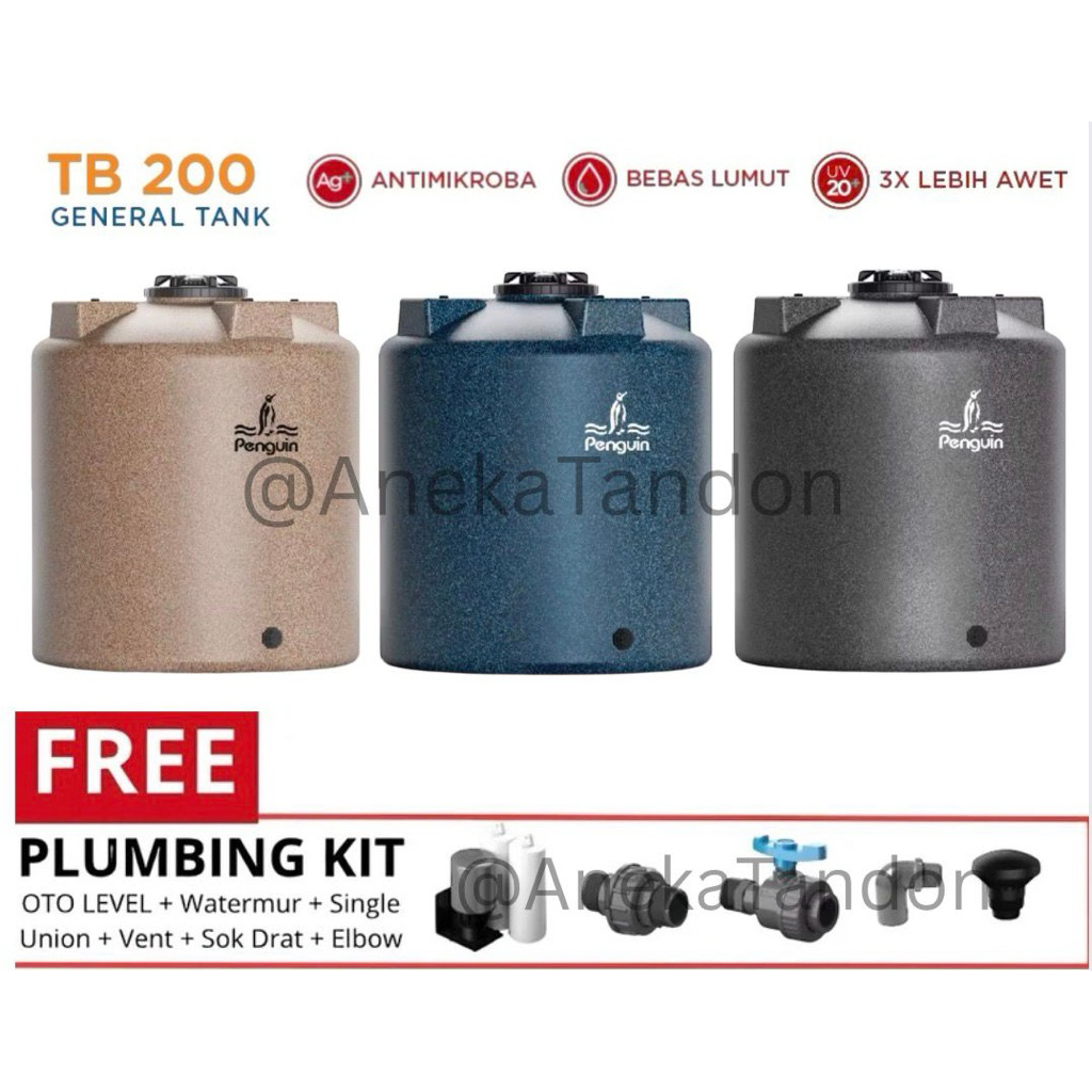 Tangki air / Tandon air / Tangki penguin 2000 Liter  - TB 200 Penguin
