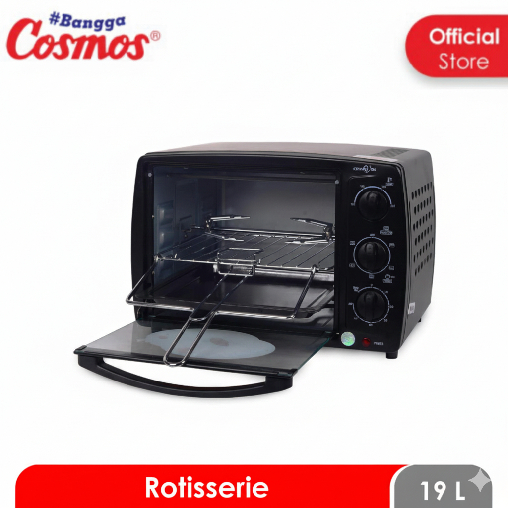 OVEN LISTRIK Electric Oven COSMOS 19 LITER Cosmos CO-9919 R CO 9919 R