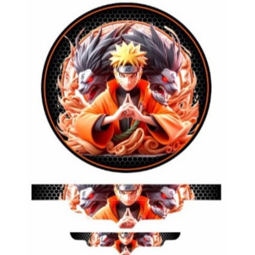 STICKER DECAL SANGKAR BURUNG MURAI NO2 MOTIP NARUTO